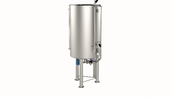 Dreidimensionale Darstellung eines Ansatzgefäßes